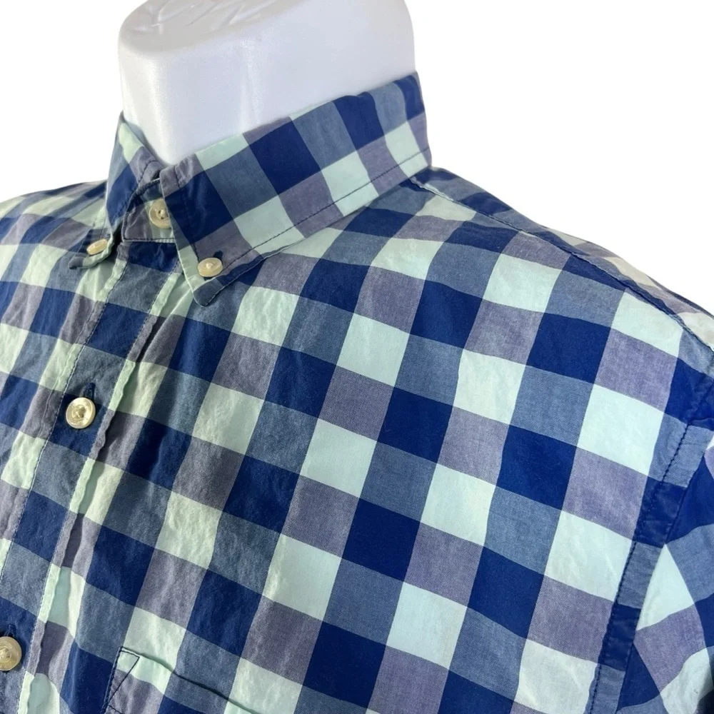 J.Crew Men’s Casual Shirt Button down Plaid Size M